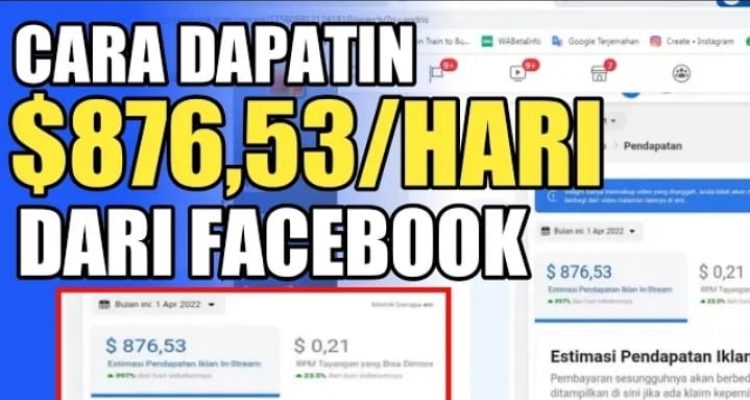 cara mendapat uang dari facebook